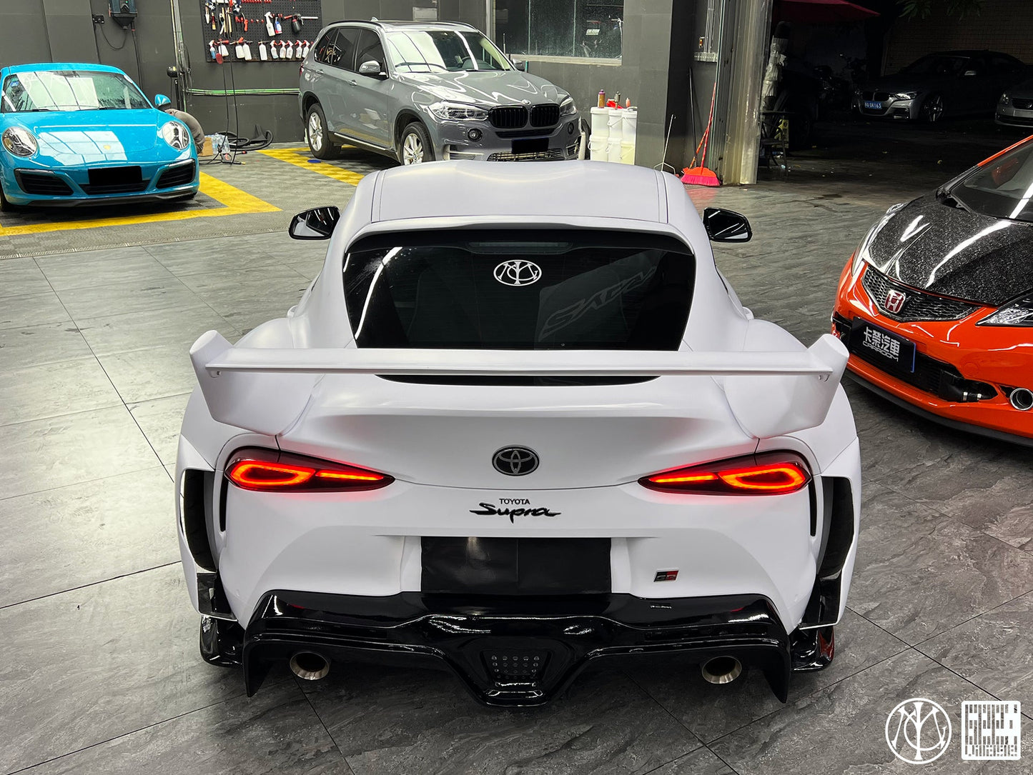 Geex Village Unicorn GT3 Widebody Rear Wing for Toyota Supra MK5 A90 A91 3.0 2020-ON Coupe Carbon Fiber/FRP
