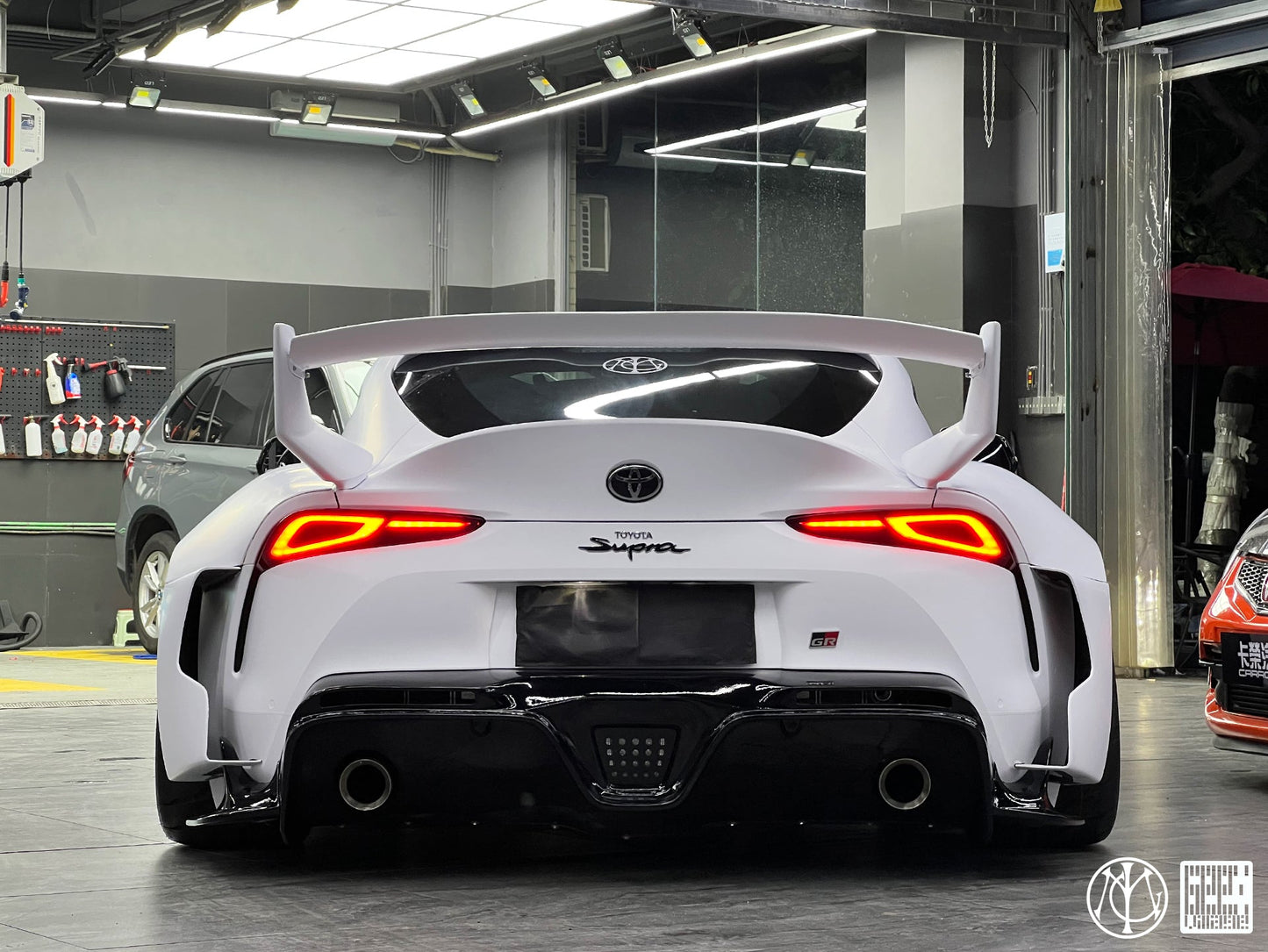 Geex Village Unicorn GT3 Widebody Rear Wing for Toyota Supra MK5 A90 A91 3.0 2020-ON Coupe Carbon Fiber/FRP