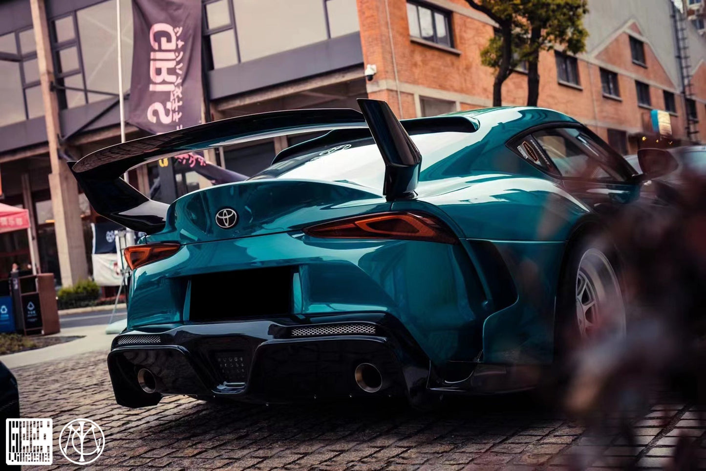 Geex Village Unicorn GT3 Widebody Rear Wing for Toyota Supra MK5 A90 A91 3.0 2020-ON Coupe Carbon Fiber/FRP