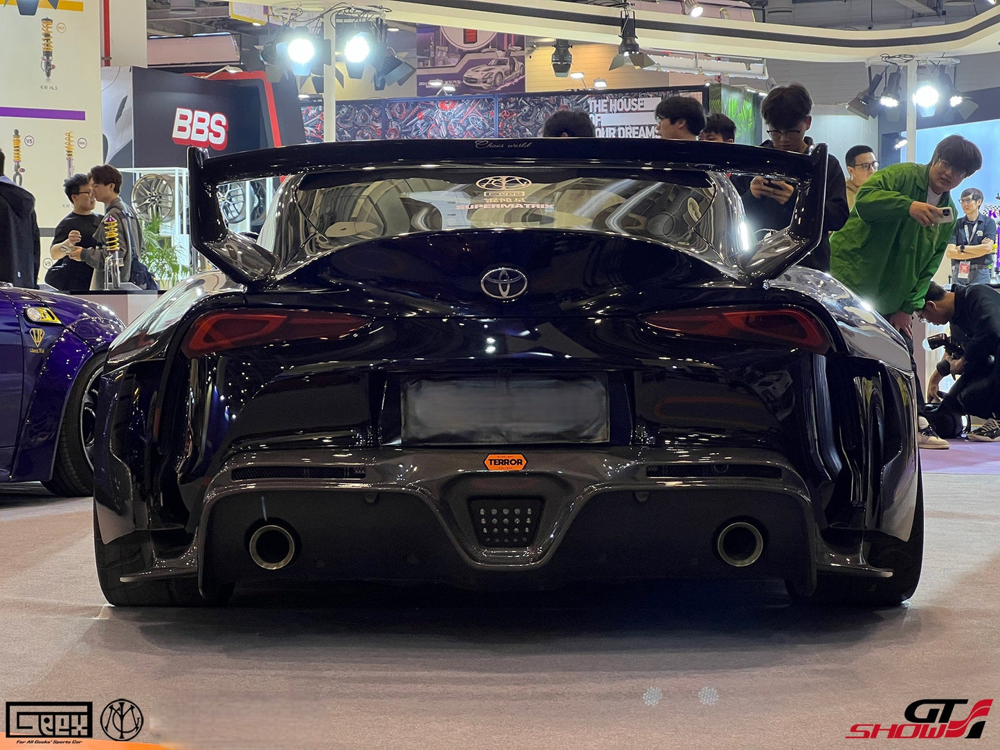 Geex Village Unicorn GT3 Widebody Rear Wing for Toyota Supra MK5 A90 A91 3.0 2020-ON Coupe Carbon Fiber/FRP