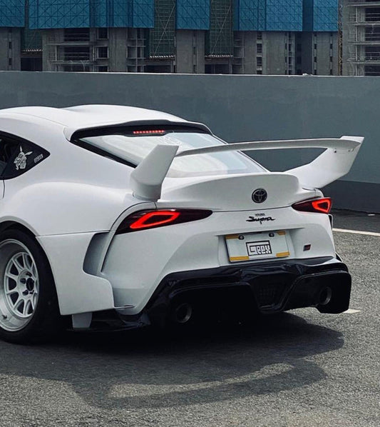 Geex Village Unicorn GT3 Widebody Rear Wing for Toyota Supra MK5 A90 A91 3.0 2020-ON Coupe Carbon Fiber/FRP