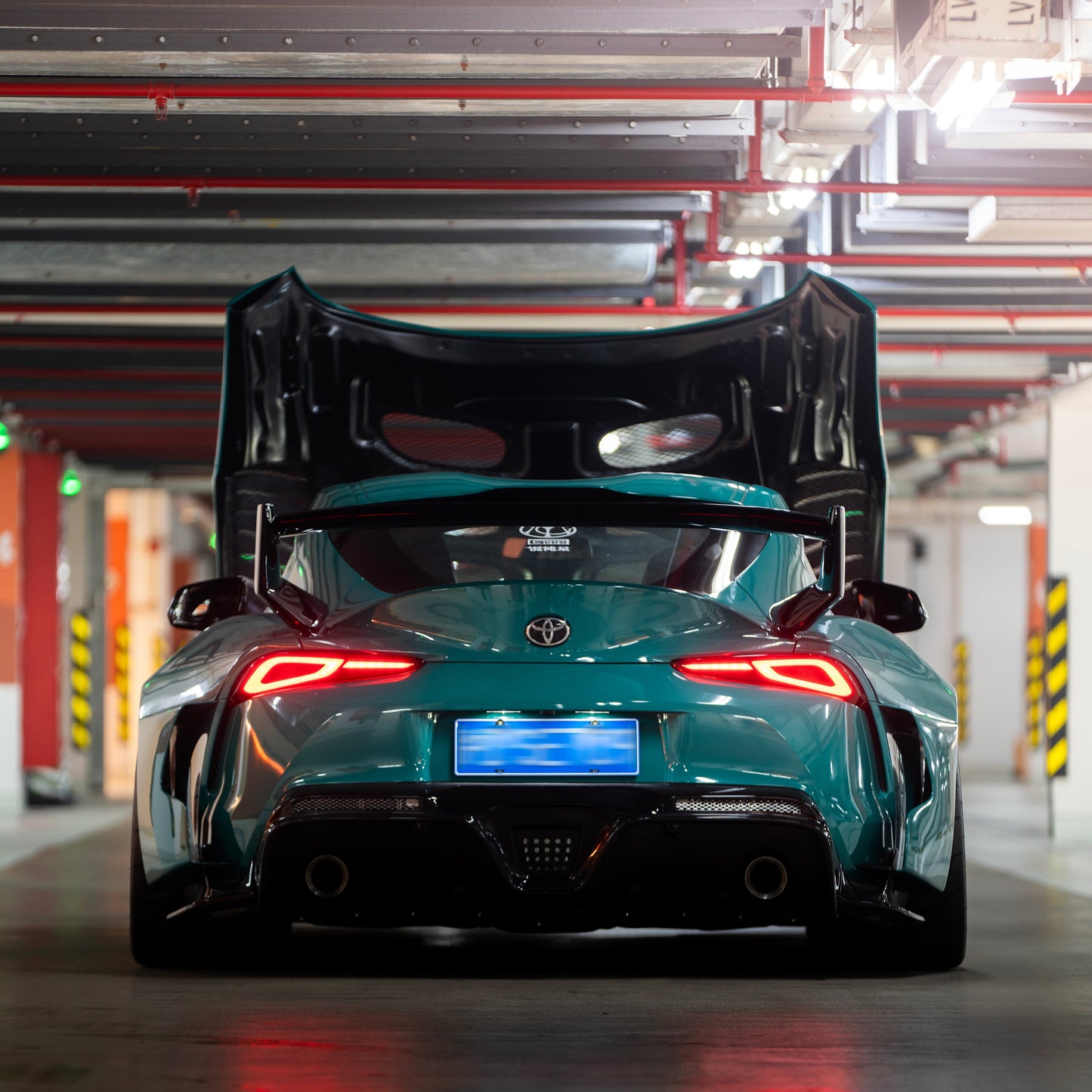 Geex Village Unicorn GT3 Widebody Rear Wing for Toyota Supra MK5 A90 A91 3.0 2020-ON Coupe Carbon Fiber/FRP