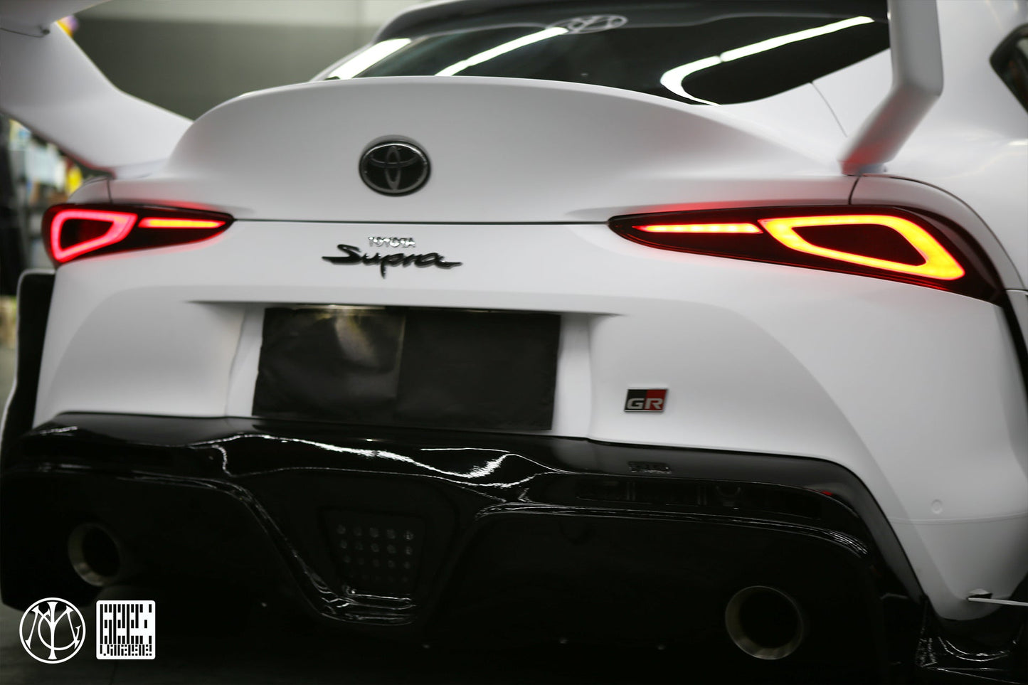 Geex Village Unicorn GT3 Widebody Rear Diffuser & Undertray & Canards for Toyota Supra MK5 A90 A91 3.0 2020-ON Carbon Fiber/FRP