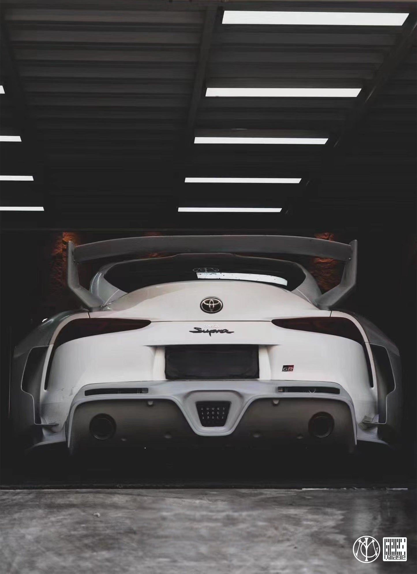 Geex Village Unicorn GT3 Widebody Rear Wing for Toyota Supra MK5 A90 A91 3.0 2020-ON Coupe Carbon Fiber/FRP
