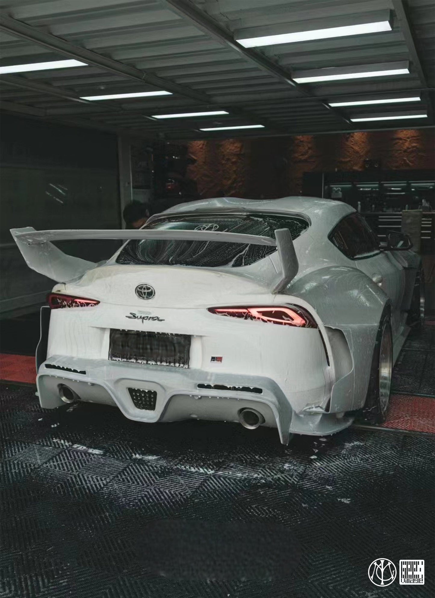 Geex Village Unicorn GT3 Widebody Rear Wing for Toyota Supra MK5 A90 A91 3.0 2020-ON Coupe Carbon Fiber/FRP