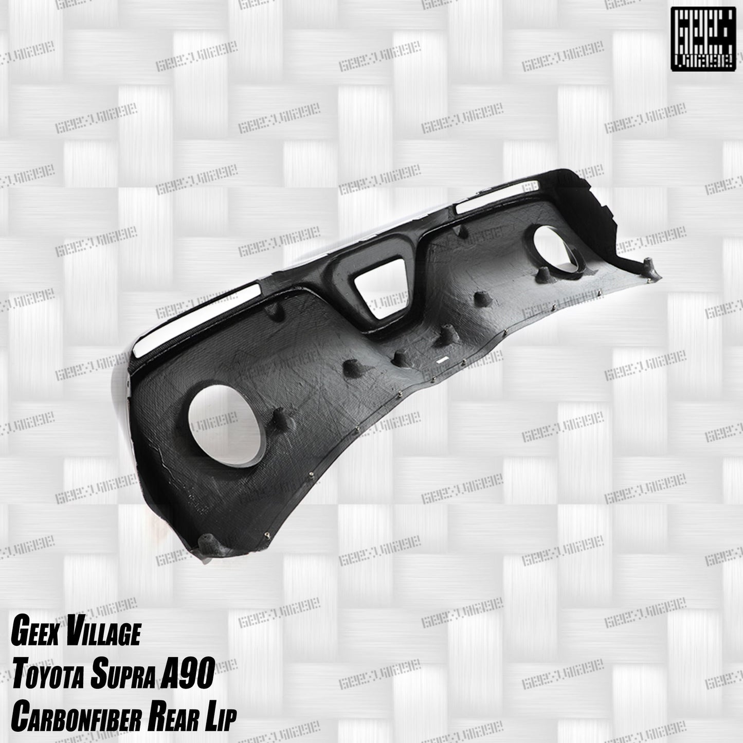 Geex Village Unicorn GT3 Widebody Rear Diffuser & Undertray & Canards for Toyota Supra MK5 A90 A91 3.0 2020-ON Carbon Fiber/FRP