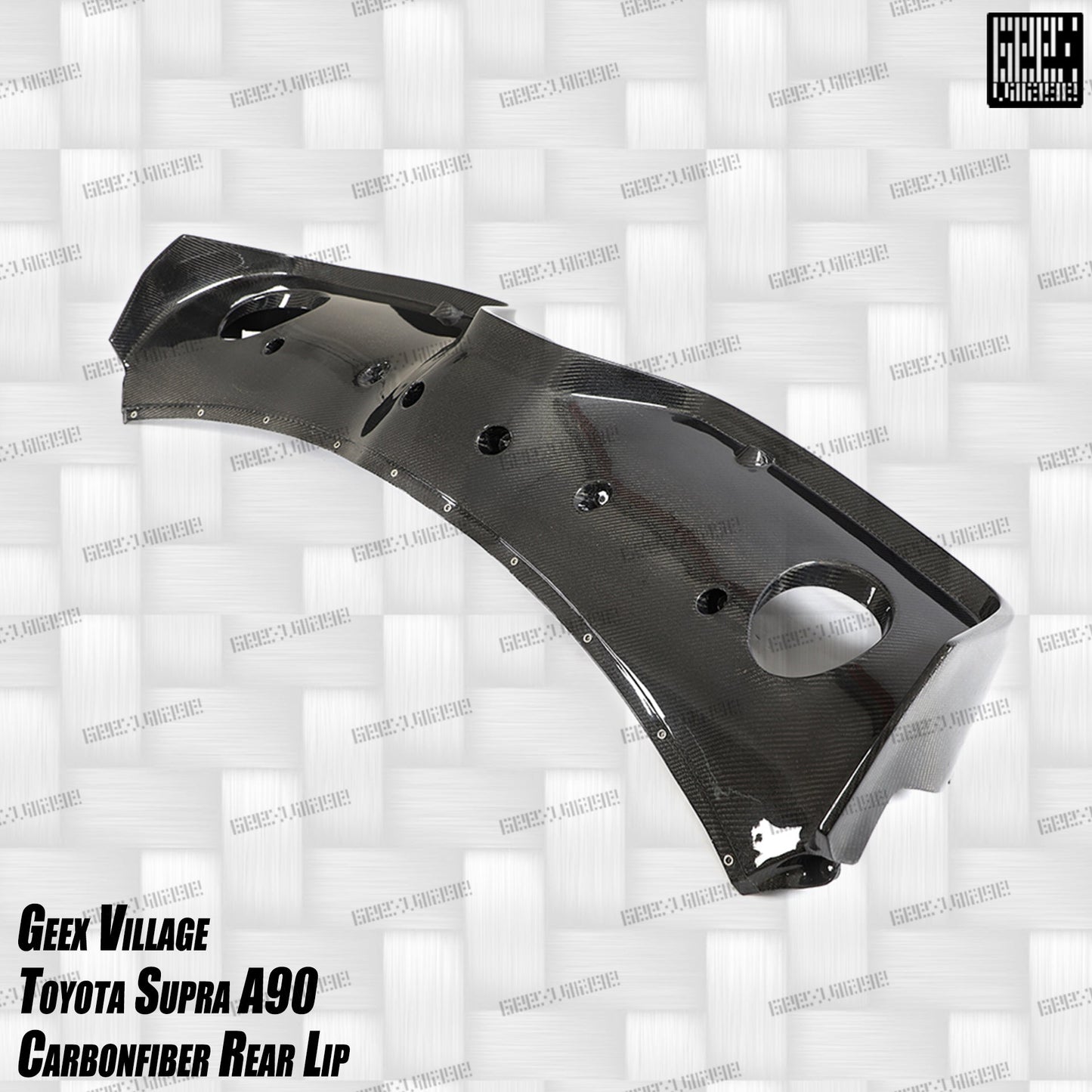 Geex Village Unicorn GT3 Widebody Rear Diffuser & Undertray & Canards for Toyota Supra MK5 A90 A91 3.0 2020-ON Carbon Fiber/FRP