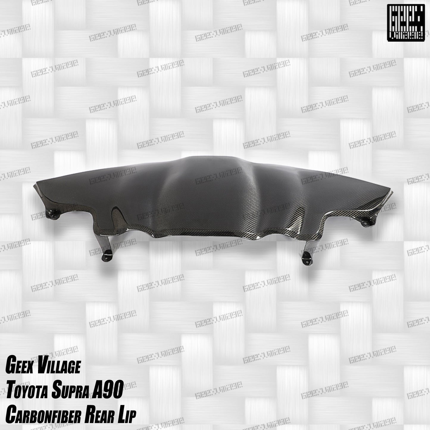 Geex Village Unicorn GT3 Widebody Rear Diffuser & Undertray & Canards for Toyota Supra MK5 A90 A91 3.0 2020-ON Carbon Fiber/FRP