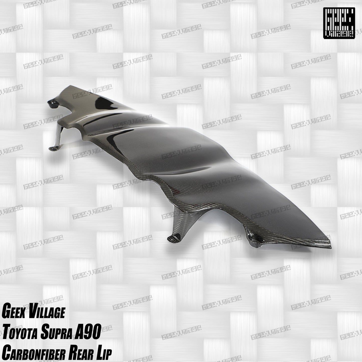 Geex Village Unicorn GT3 Widebody Rear Diffuser & Undertray & Canards for Toyota Supra MK5 A90 A91 3.0 2020-ON Carbon Fiber/FRP