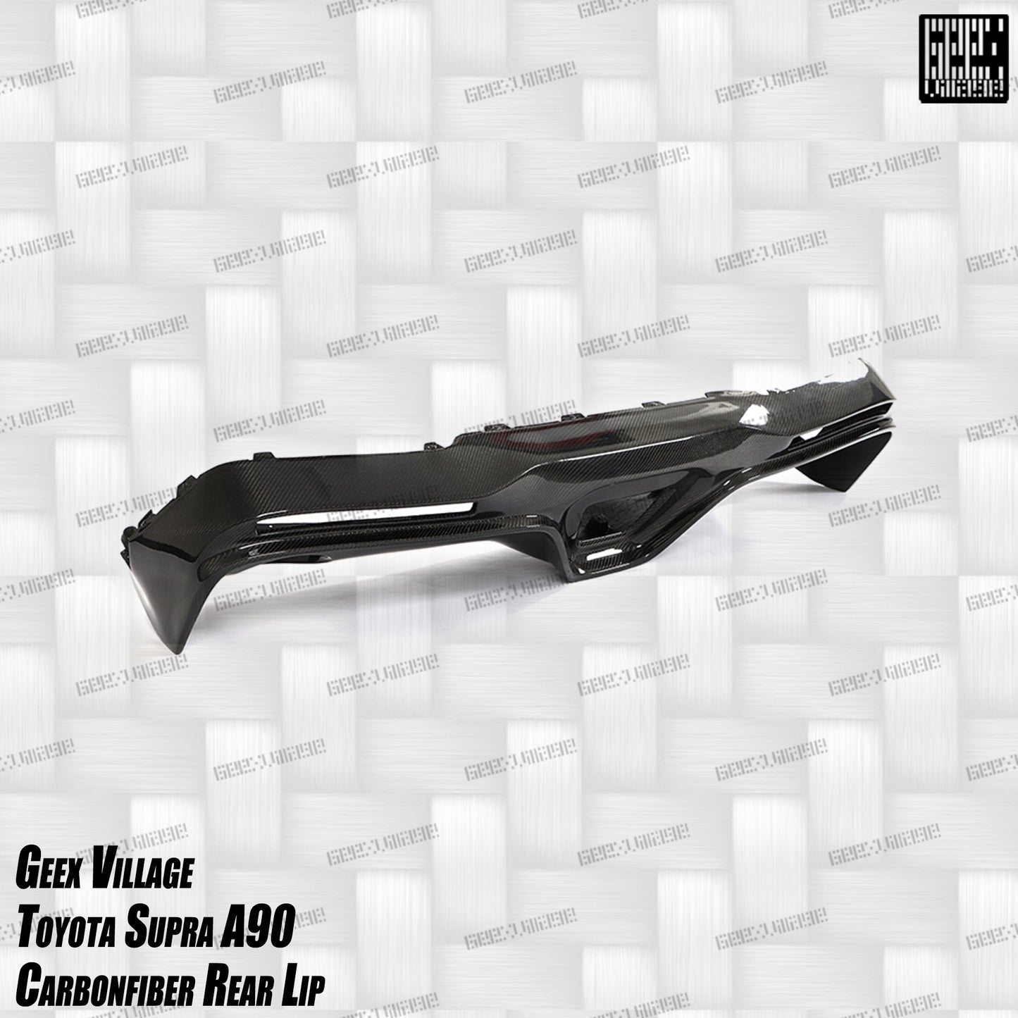 Geex Village Unicorn GT3 Widebody Rear Diffuser & Undertray & Canards for Toyota Supra MK5 A90 A91 3.0 2020-ON Carbon Fiber/FRP