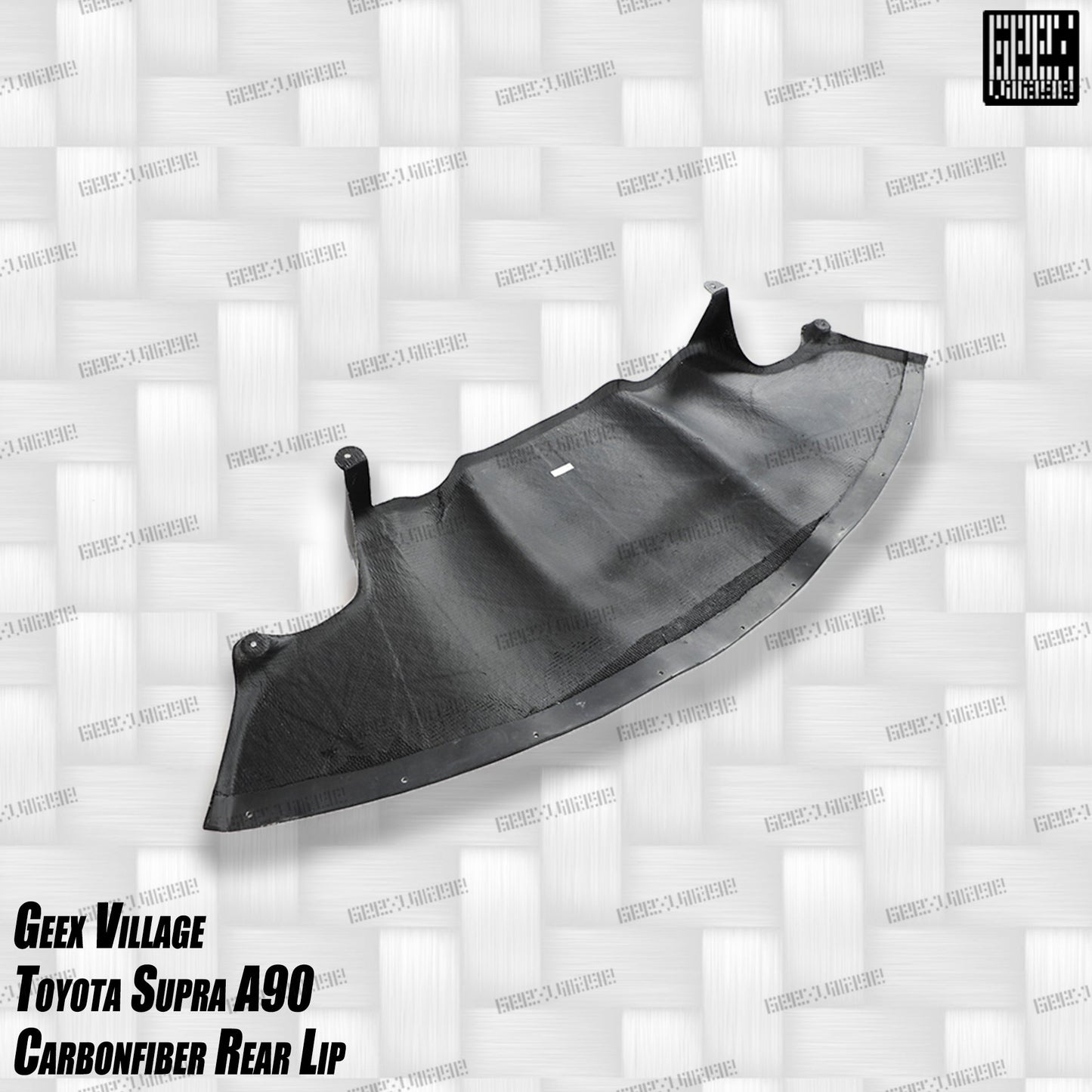 Geex Village Unicorn GT3 Widebody Rear Diffuser & Undertray & Canards for Toyota Supra MK5 A90 A91 3.0 2020-ON Carbon Fiber/FRP