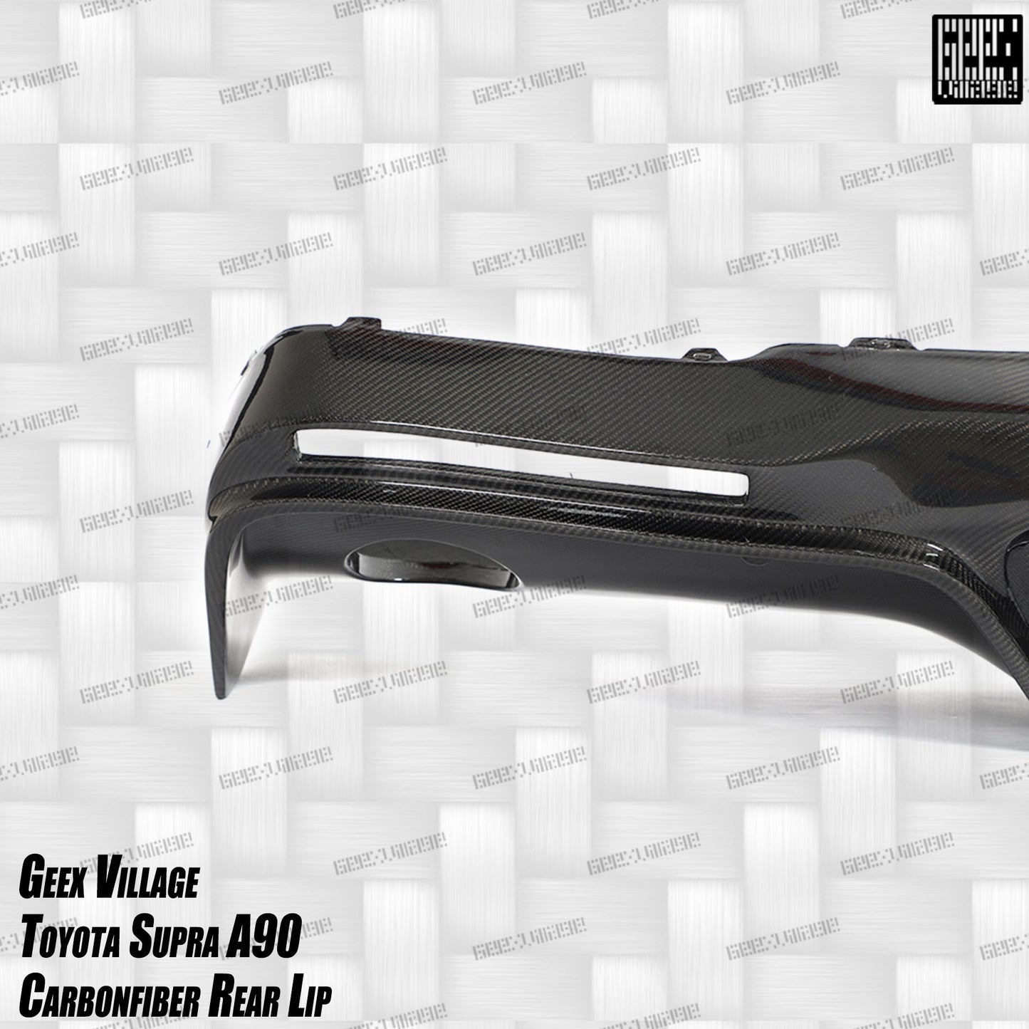 Geex Village Unicorn GT3 Widebody Rear Diffuser & Undertray & Canards for Toyota Supra MK5 A90 A91 3.0 2020-ON Carbon Fiber/FRP