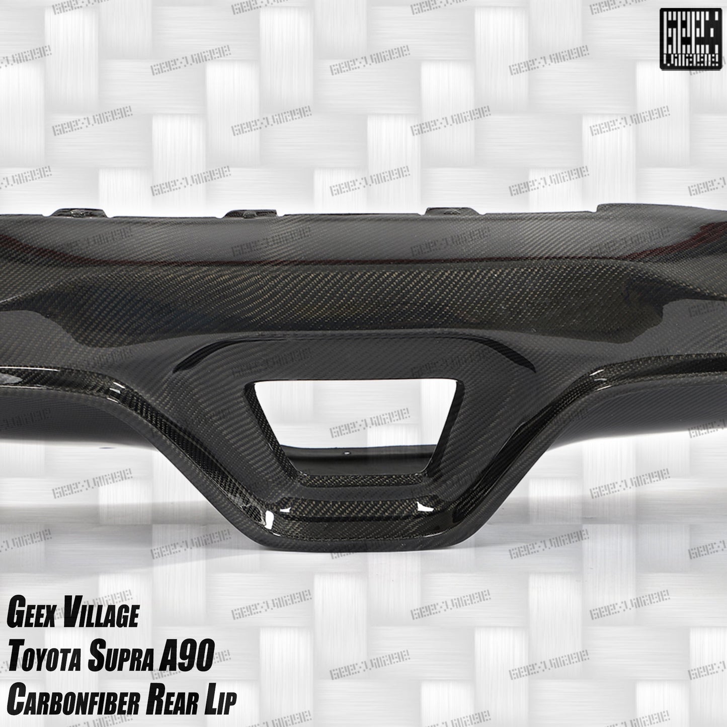 Geex Village Unicorn GT3 Widebody Rear Diffuser & Undertray & Canards for Toyota Supra MK5 A90 A91 3.0 2020-ON Carbon Fiber/FRP