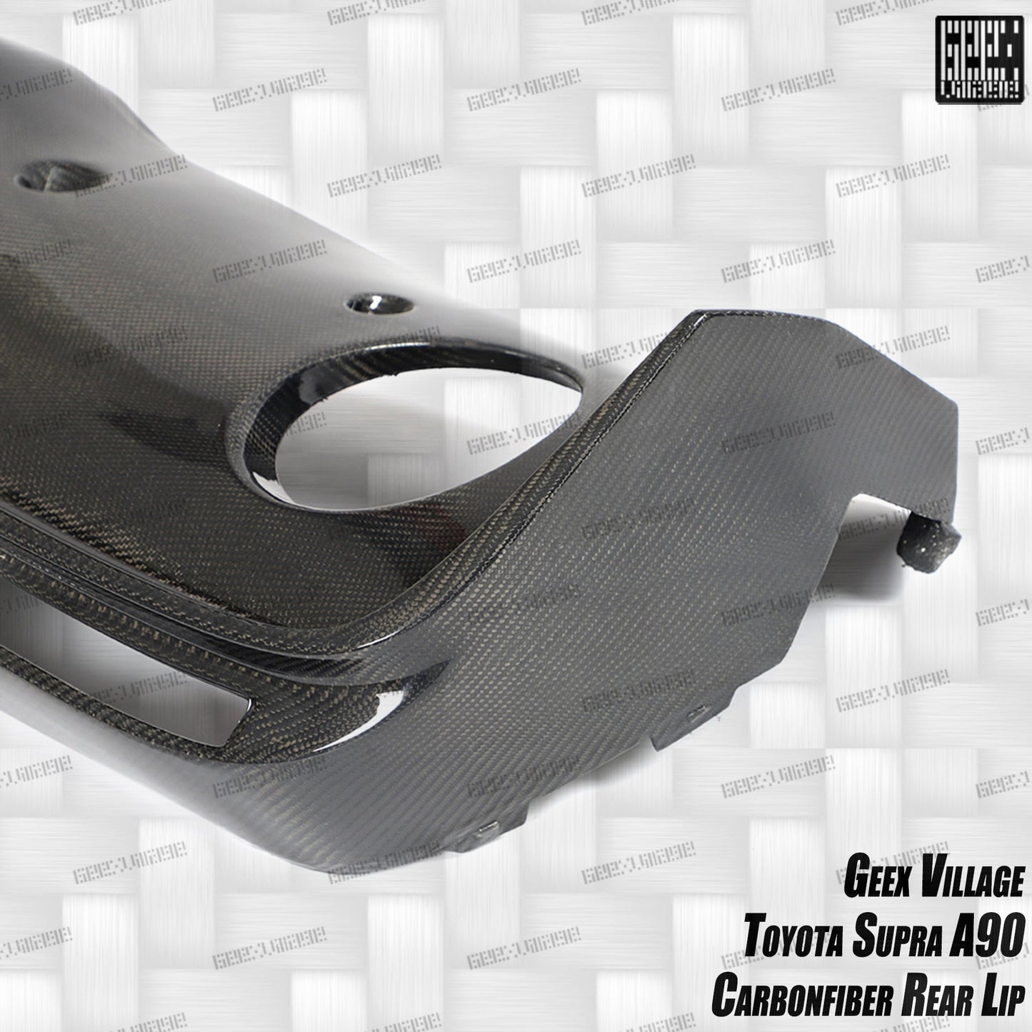 Geex Village Unicorn GT3 Widebody Rear Diffuser & Undertray & Canards for Toyota Supra MK5 A90 A91 3.0 2020-ON Carbon Fiber/FRP