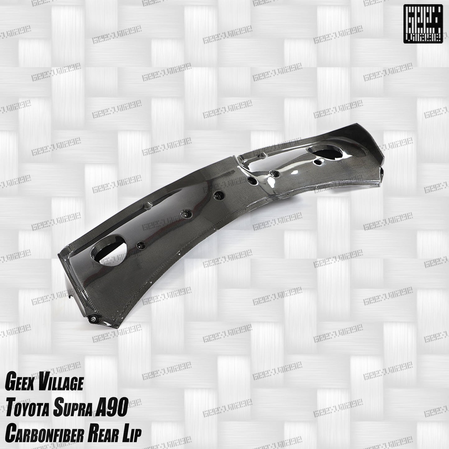 Geex Village Unicorn GT3 Widebody Rear Diffuser & Undertray & Canards for Toyota Supra MK5 A90 A91 3.0 2020-ON Carbon Fiber/FRP