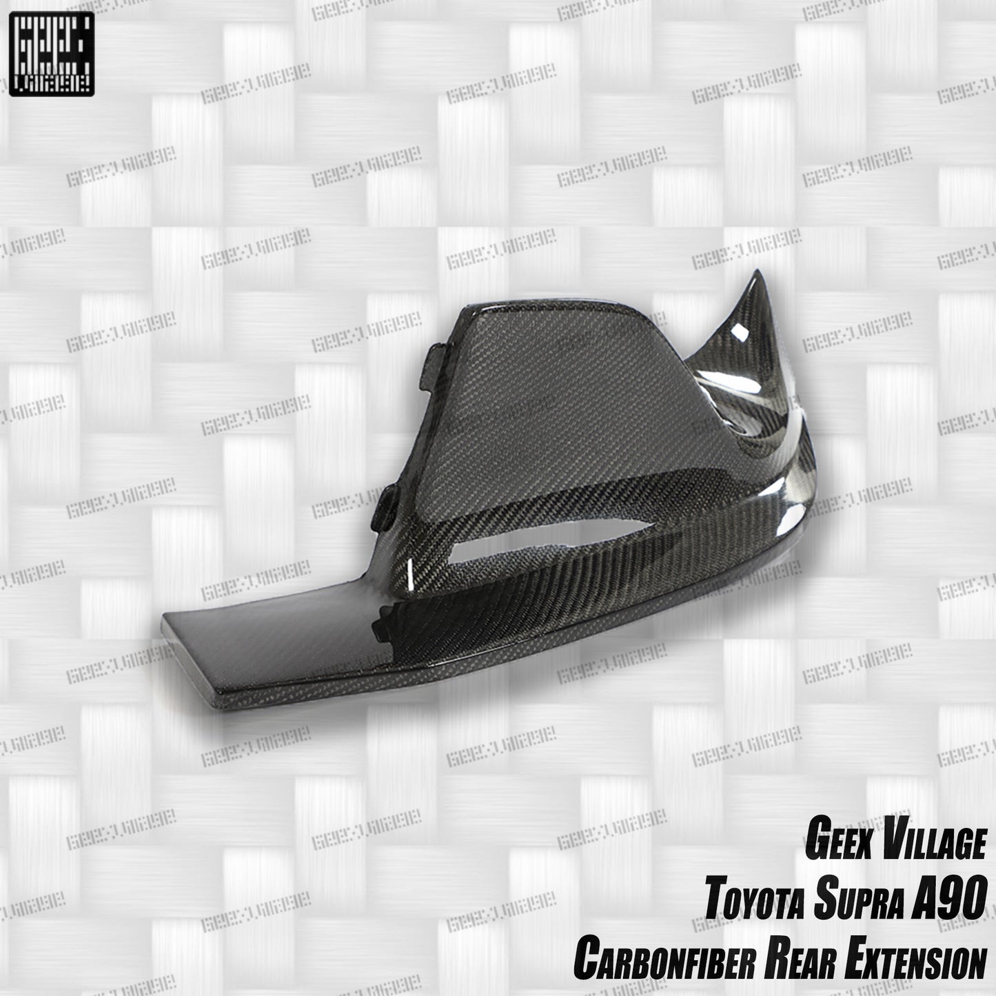 Geex Village Unicorn GT3 Widebody Rear Diffuser & Undertray & Canards for Toyota Supra MK5 A90 A91 3.0 2020-ON Carbon Fiber/FRP
