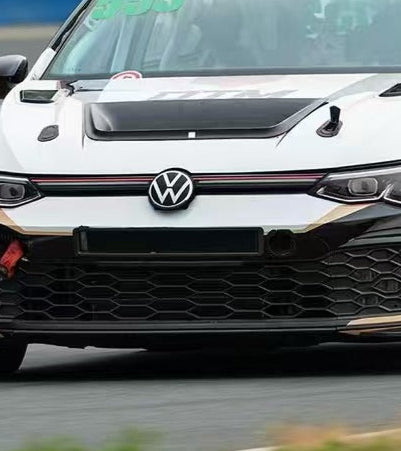 Geex Village Front Bumper Cutout for Volkswagen Golf GTI & R-Line MK8 2022-2024 Dry Pre-preg Carbon Fiber