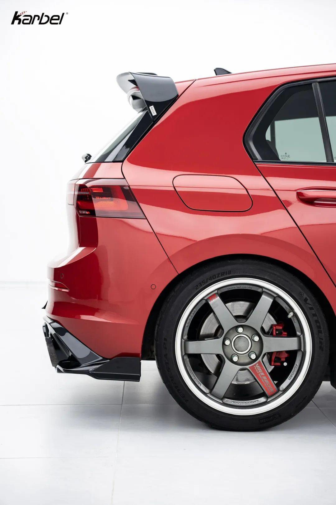 Karbel Carbon V2 Rear Diffuser for Volkswagen GTI MK8 MK8.5 2022-ON Dry Carbon Fiber/FRP