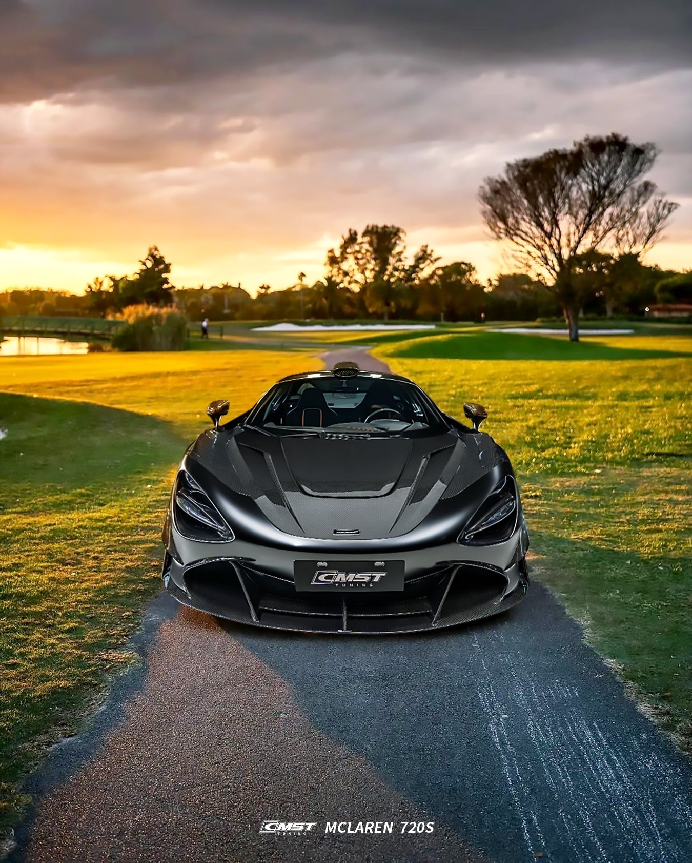 CMST Tuning V1 Hood for McLaren 720S & 750S & 765LT Dry Pre-preg Carbon Fiber / FRP