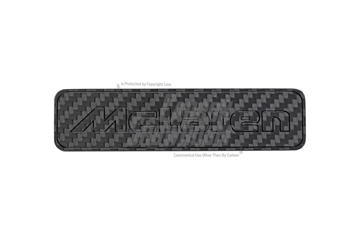 Emblem Badge for McLaren Carbon Fiber