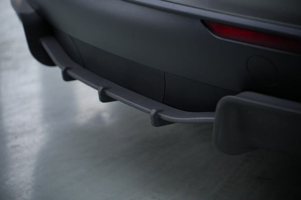 BCTXE Tuning Rear Diffuser Under Board & Canards for Tesla Model Y Performance Standard 2020-2025 Dry Pre-preg Carbon Fiber