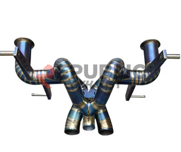 Republic Exhaust Catback Exhaust with Valve for Lamborghini Aventador LP750 2012-2023 Titanium