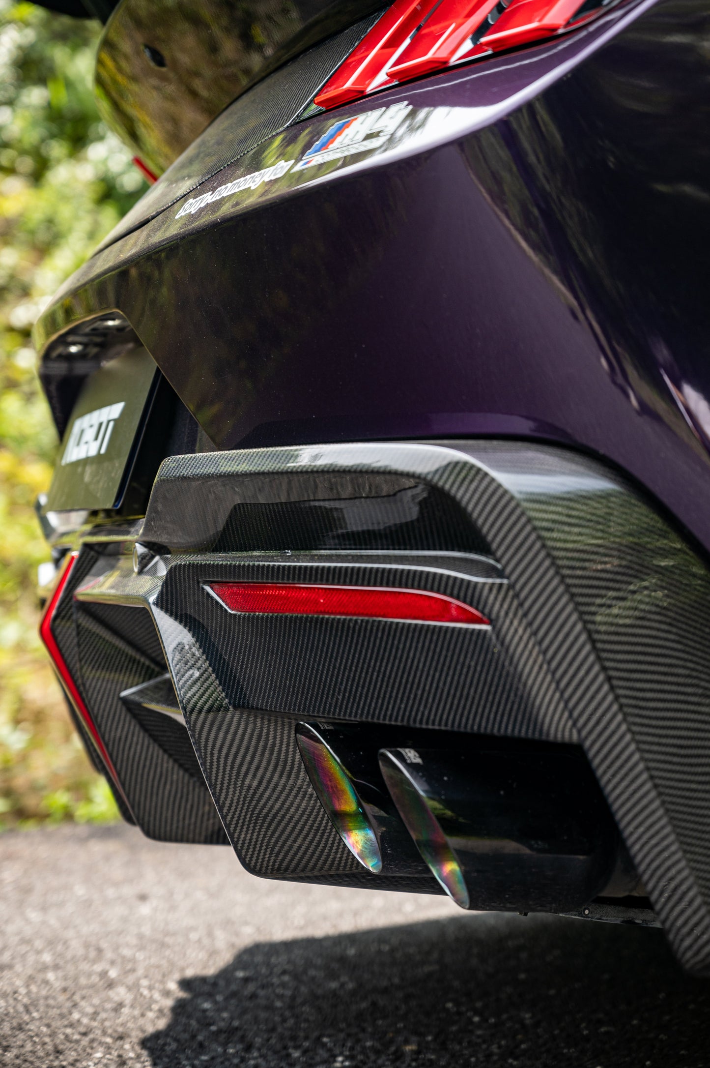 Robot Craftsman DARKSTAR Rear Diffuser for Ford Mustang S650 2024-ON Carbon Fiber/FRP