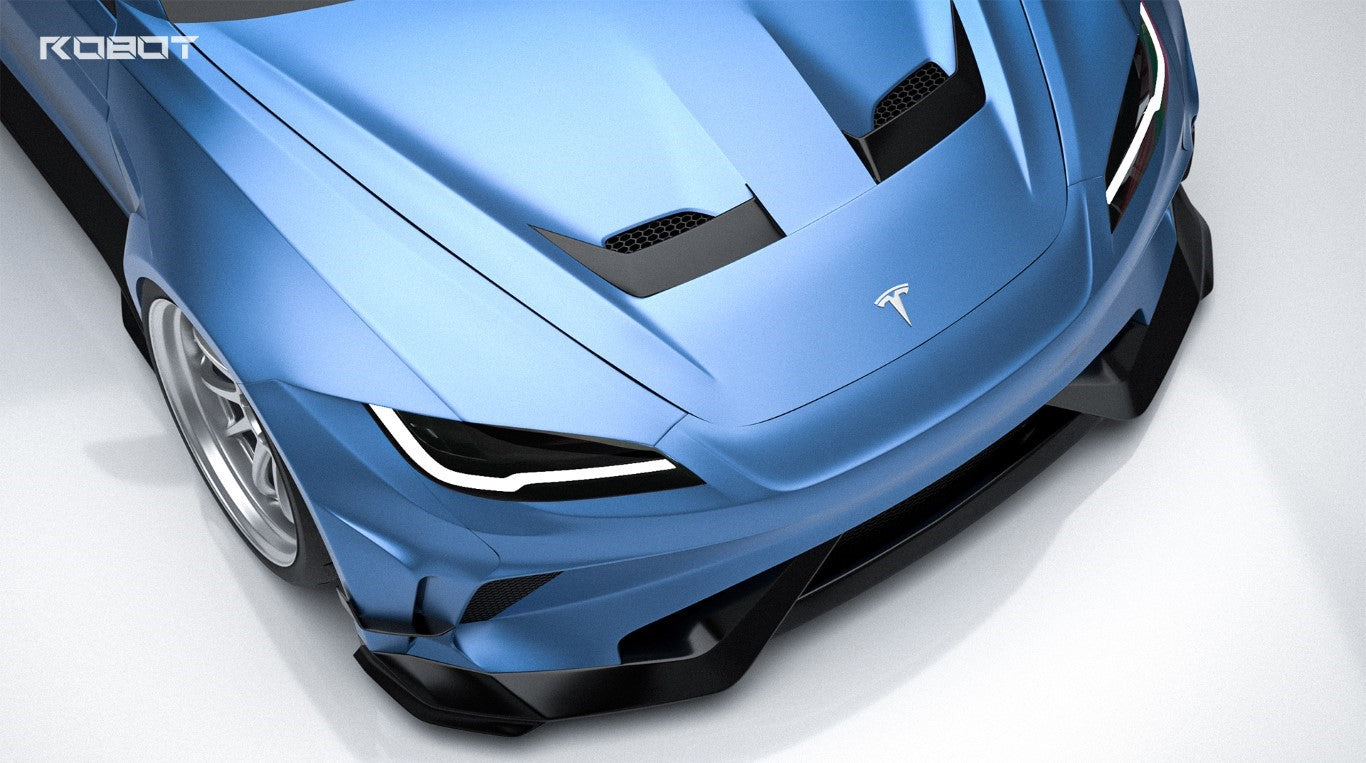 ROBOT CRAFTSMAN HACKER Widebody Full Complete Kit for Tesla Model 3 Highland / Performance 2024-ON Carbon Fiber /FRP