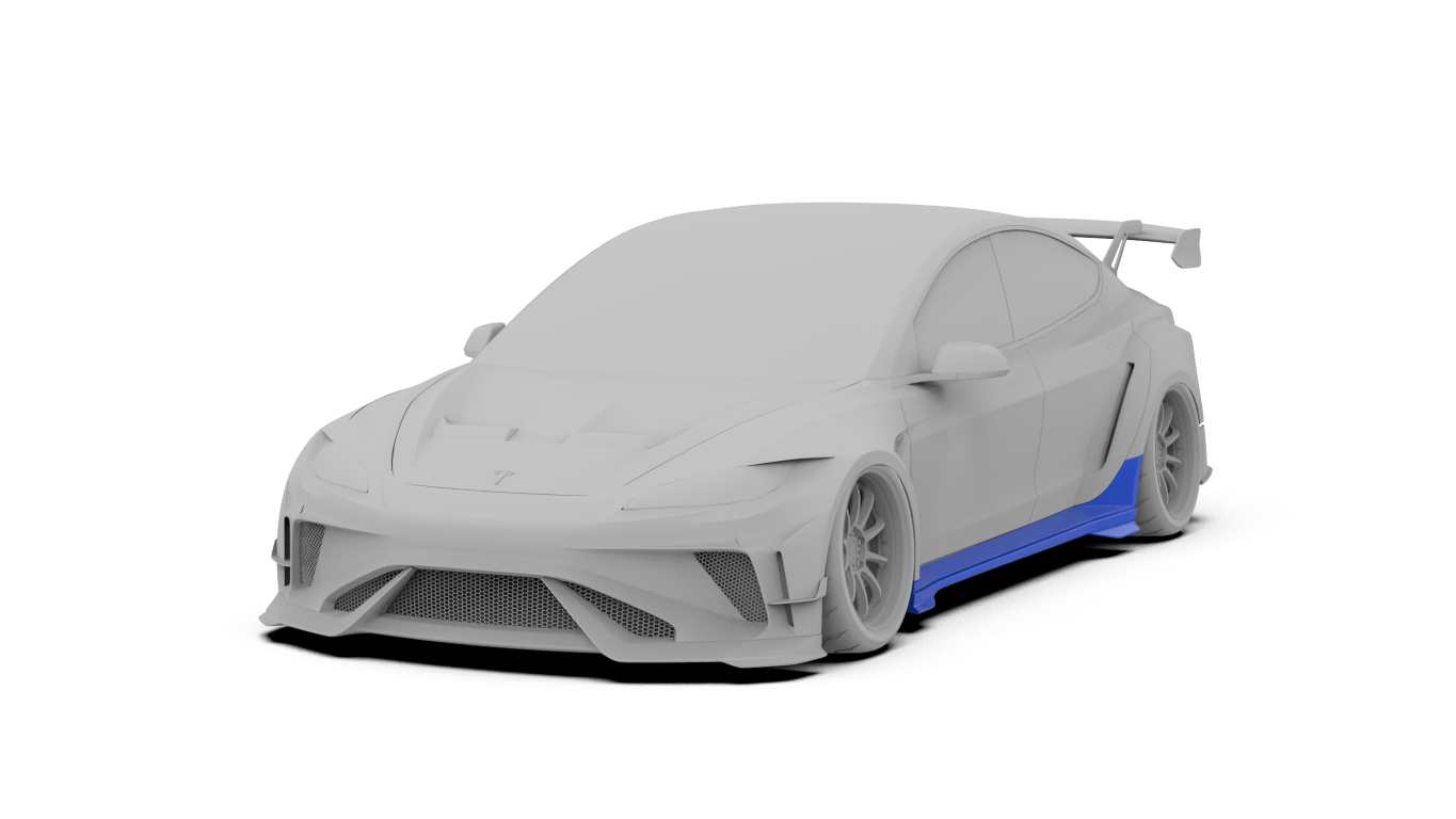 Robot Craftsman HACKER Widebody Package A for Tesla Model 3 Highland / Performance 2024-ON Carbon / FRP