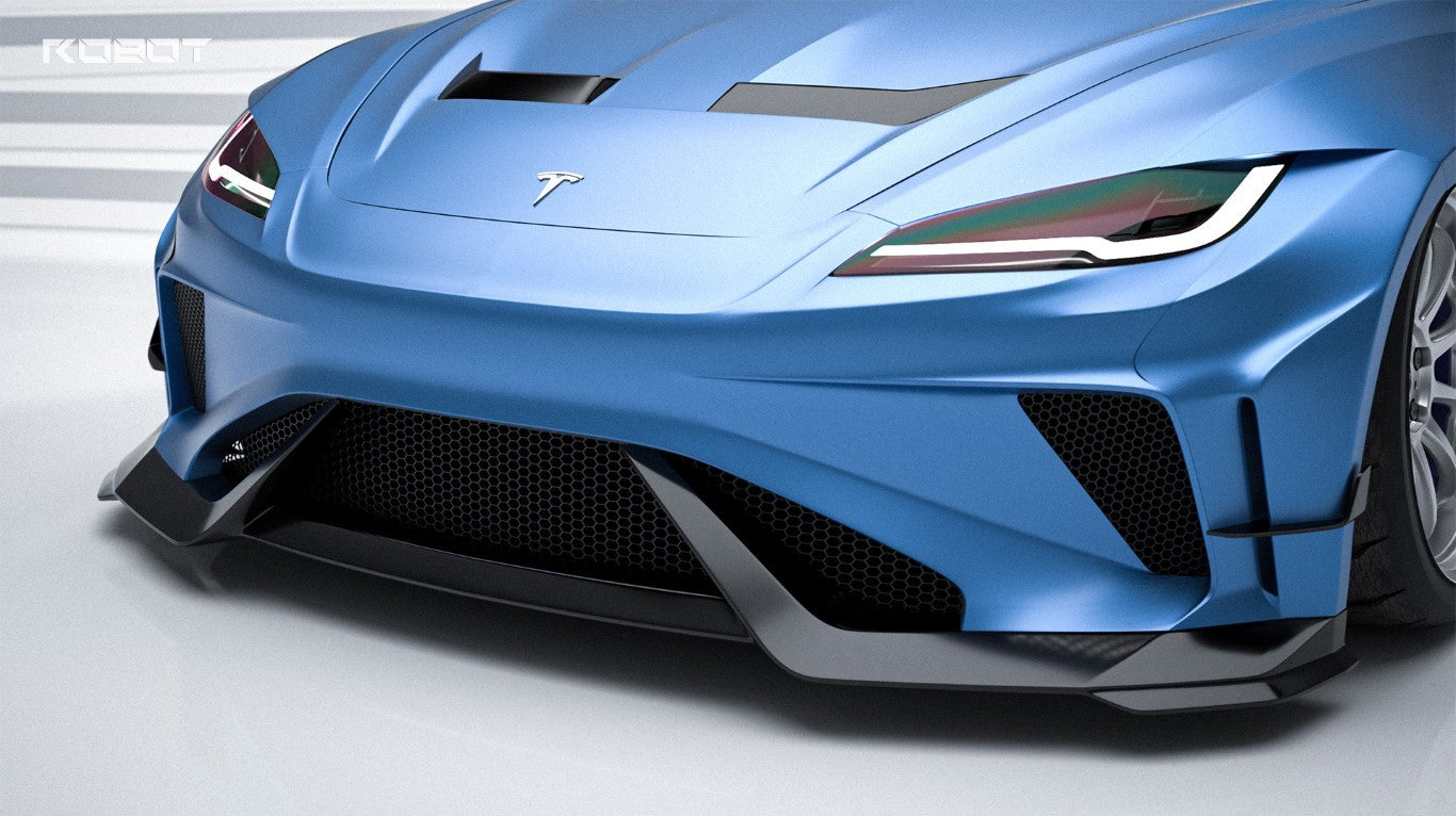 Robot Craftsman HACKER Widebody Package A for Tesla Model 3 Highland / Performance 2024-ON Carbon / FRP
