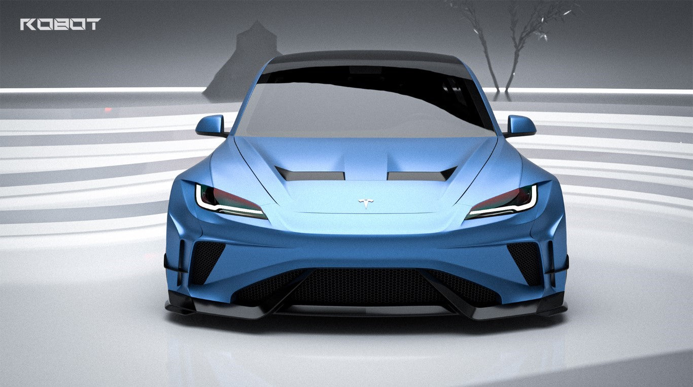 Robot Craftsman HACKER Widebody Package A for Tesla Model 3 Highland / Performance 2024-ON Carbon / FRP