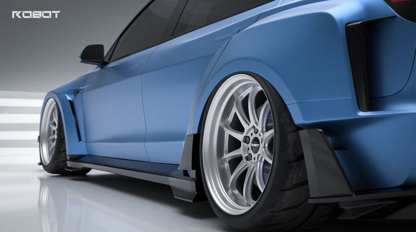 Robot Craftsman HACKER Widebody Package A for Tesla Model 3 Highland / Performance 2024-ON Carbon / FRP