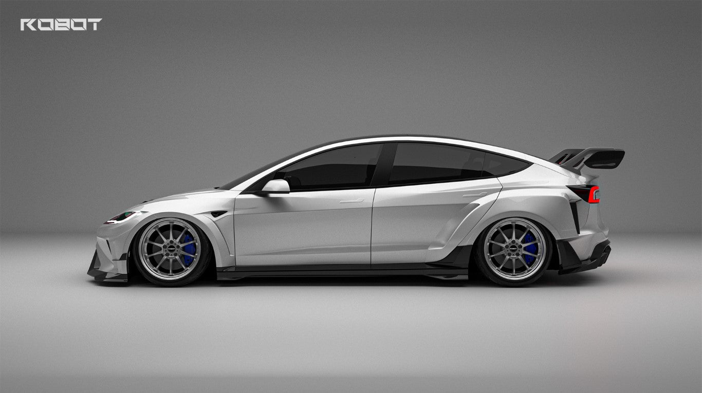 Robot Craftsman HACKER Widebody Package A for Tesla Model 3 Highland / Performance 2024-ON Carbon / FRP