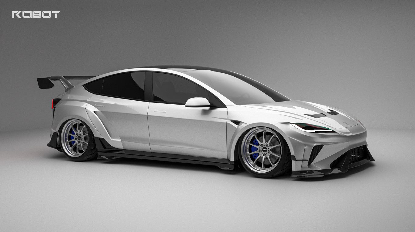 Robot Craftsman HACKER Widebody Package A for Tesla Model 3 Highland / Performance 2024-ON Carbon / FRP