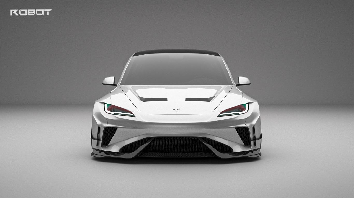 Robot Craftsman HACKER Widebody Package A for Tesla Model 3 Highland / Performance 2024-ON Carbon / FRP