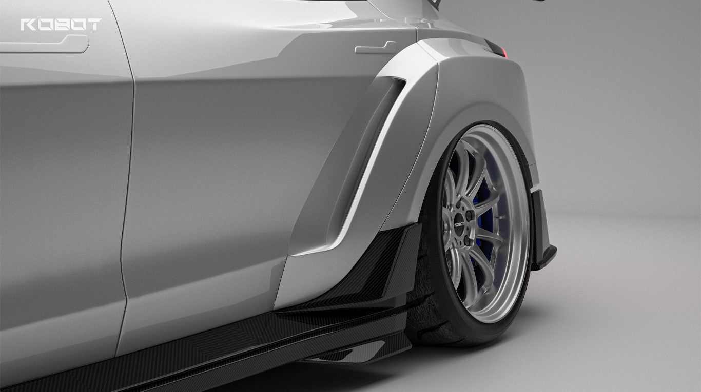 Robot Craftsman HACKER Widebody Package A for Tesla Model 3 Highland / Performance 2024-ON Carbon / FRP