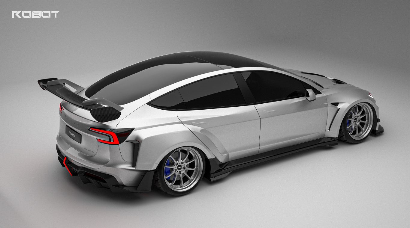 ROBOT CRAFTSMAN HACKER Widebody Full Complete Kit for Tesla Model 3 Highland / Performance 2024-ON Carbon Fiber /FRP
