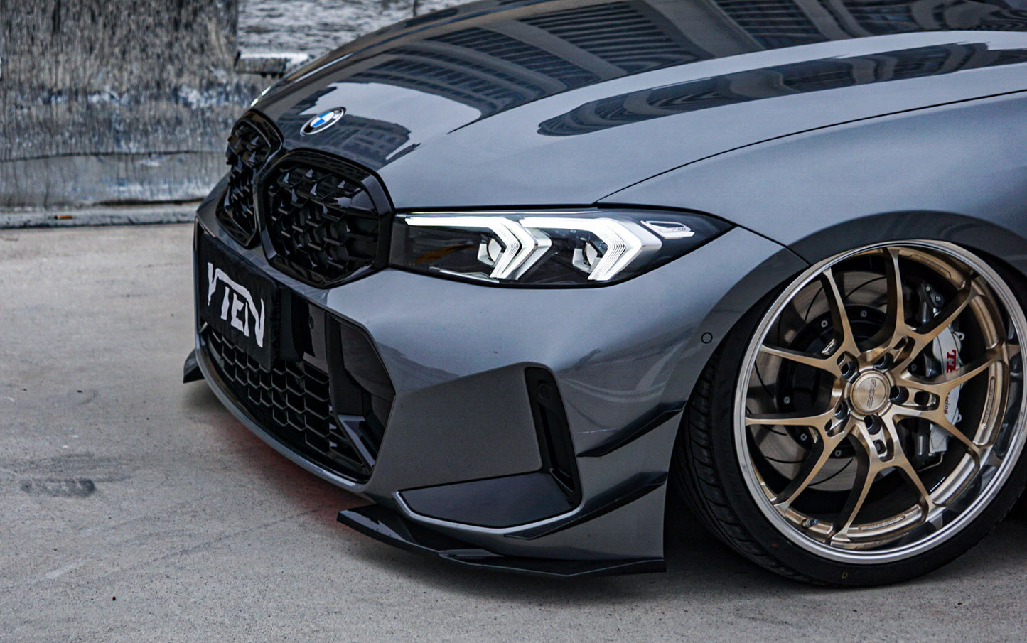 VTEN Front Lip for BMW 3 Series 330i M340i G20 G21 LCI 2023-ON PP Polypropylene