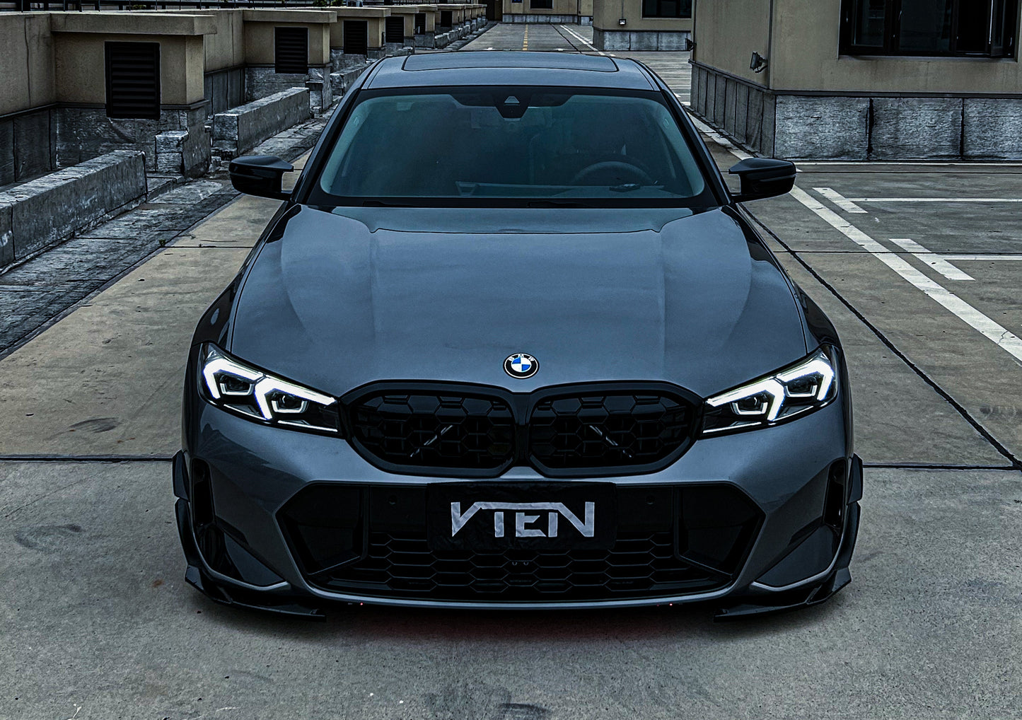 VTEN Front Lip for BMW 3 Series 330i M340i G20 G21 LCI 2023-ON PP Polypropylene