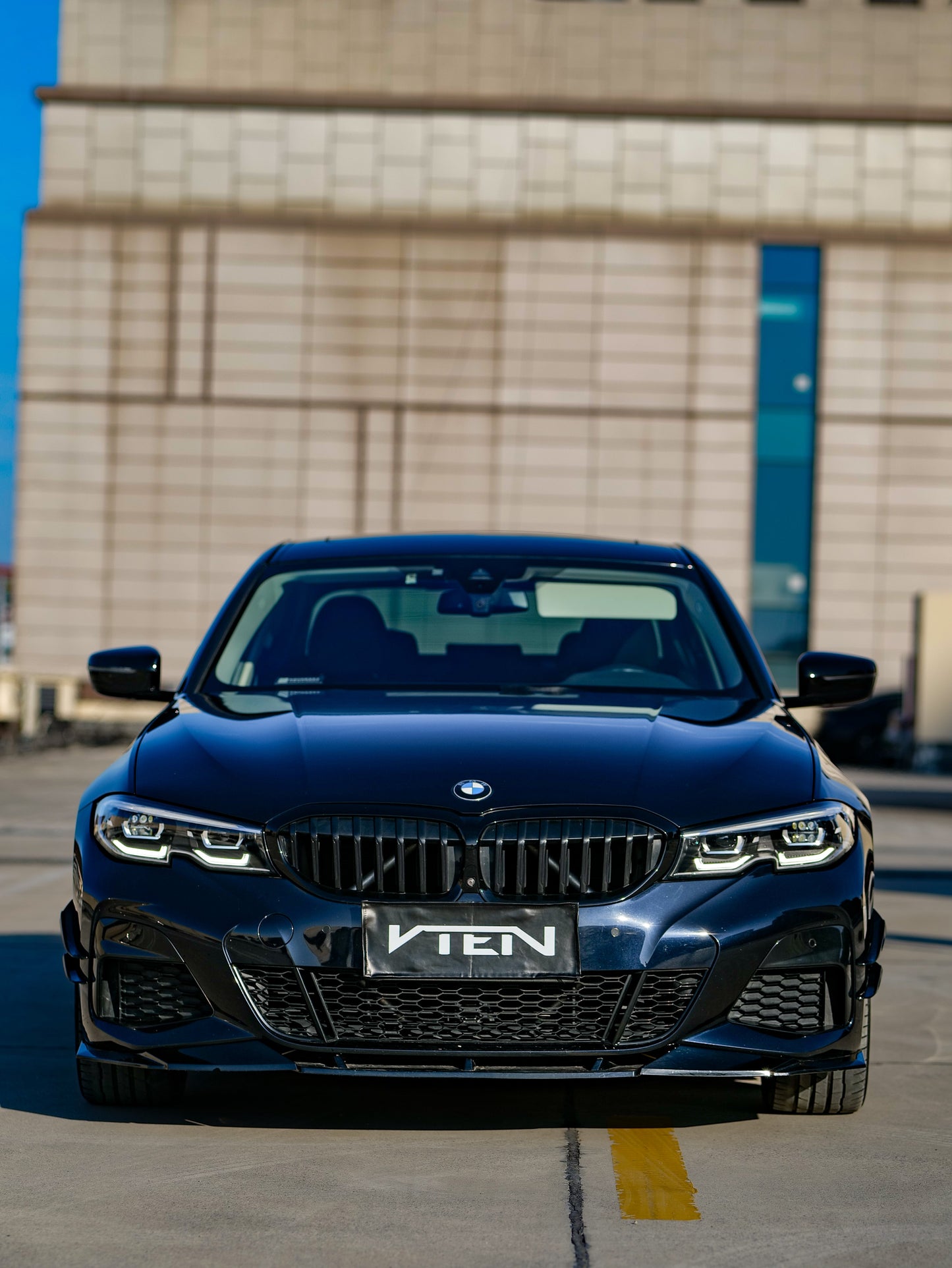 VTEN Front Canards for BMW 3 Series 330i M340i G20 G21 Pre-LCI 2019-2022 ABS