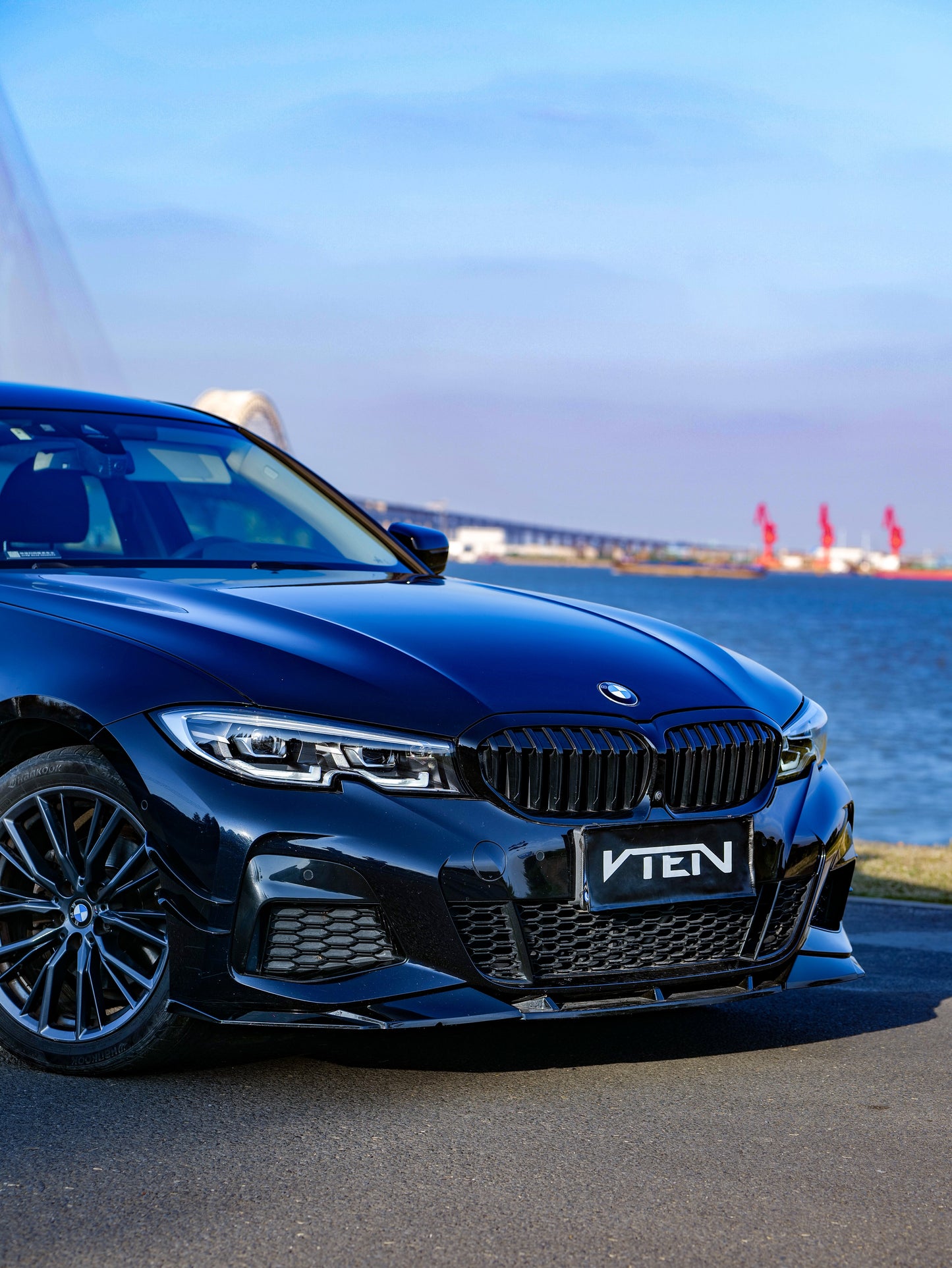 VTEN Front Canards for BMW 3 Series 330i M340i G20 G21 Pre-LCI 2019-2022 ABS