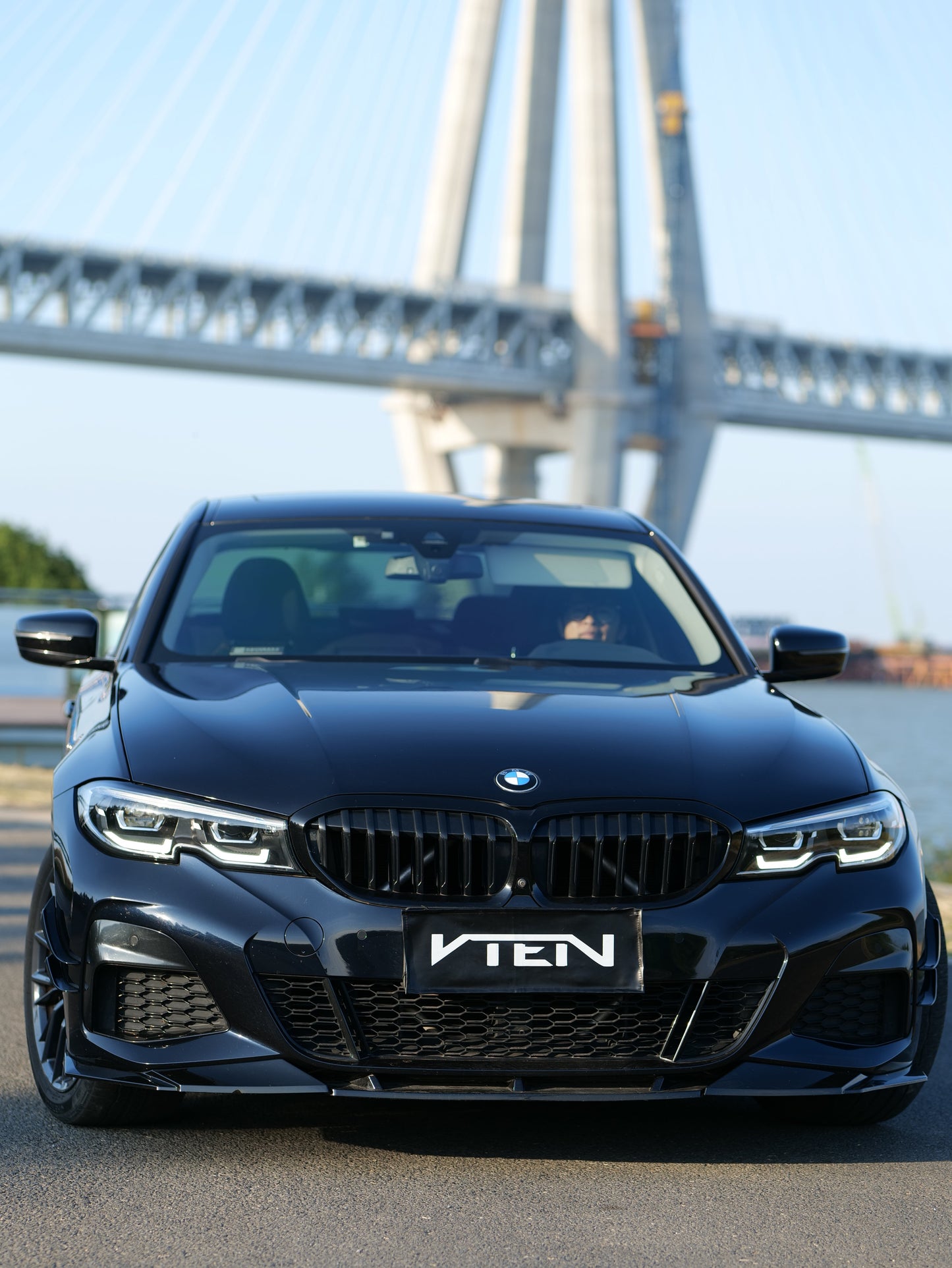 VTEN Front Canards for BMW 3 Series 330i M340i G20 G21 Pre-LCI 2019-2022 ABS