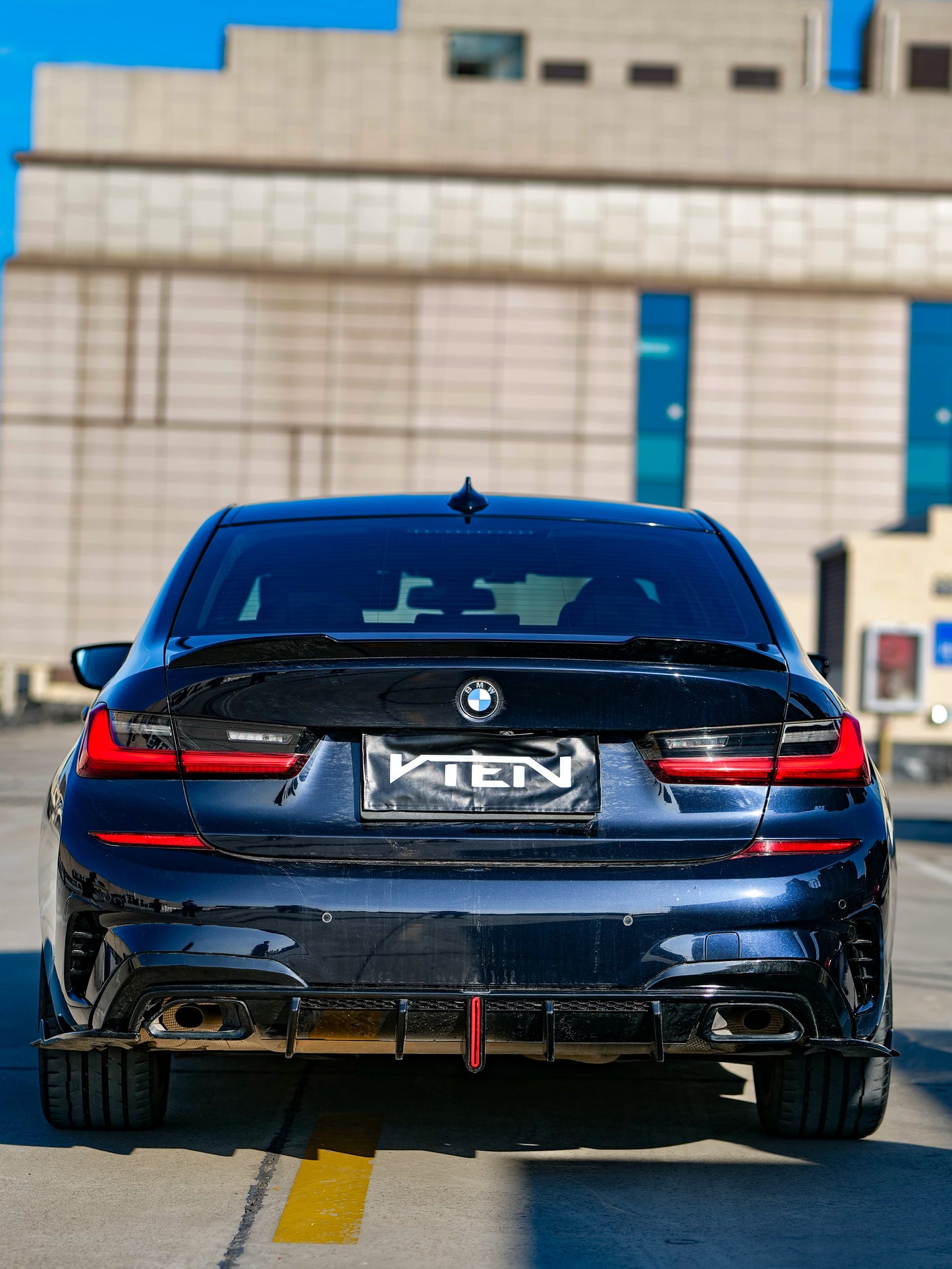 VTEN Rear Diffuser & Corner Splitter for BMW 3 Series 330i M340i G20 G21 Pre-LCI 2020-2022 ABS/PP