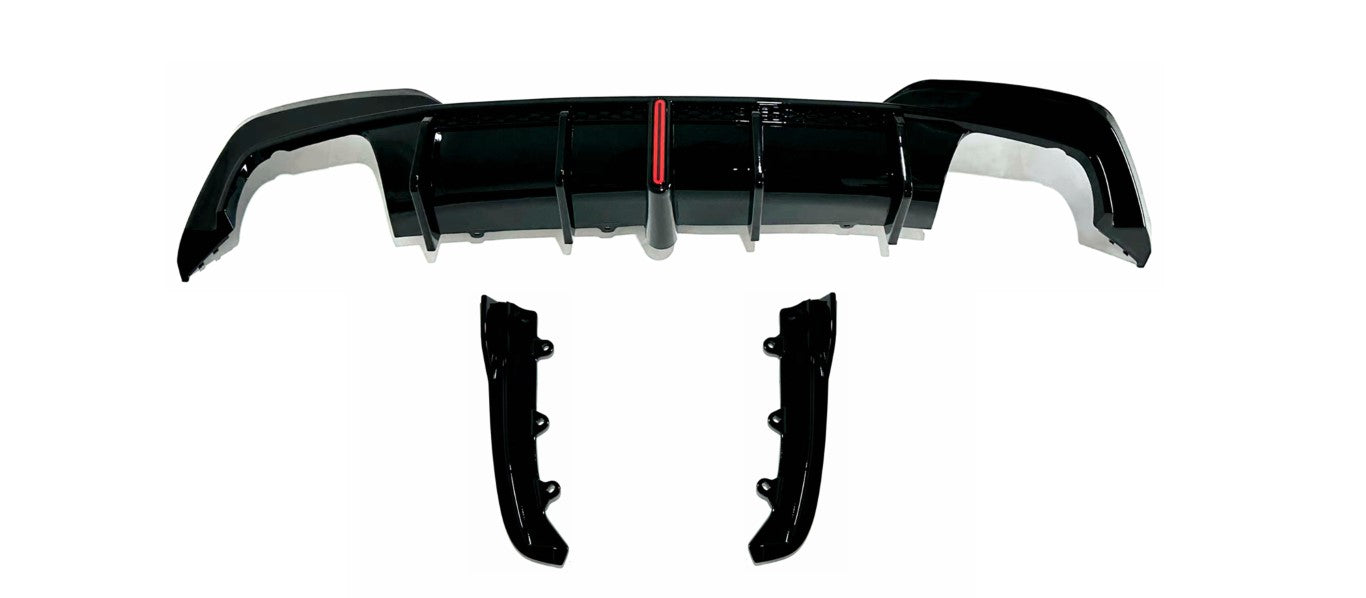 VTEN Rear Diffuser & Corner Splitter for BMW 3 Series 330i M340i G20 G21 Pre-LCI 2020-2022 ABS/PP