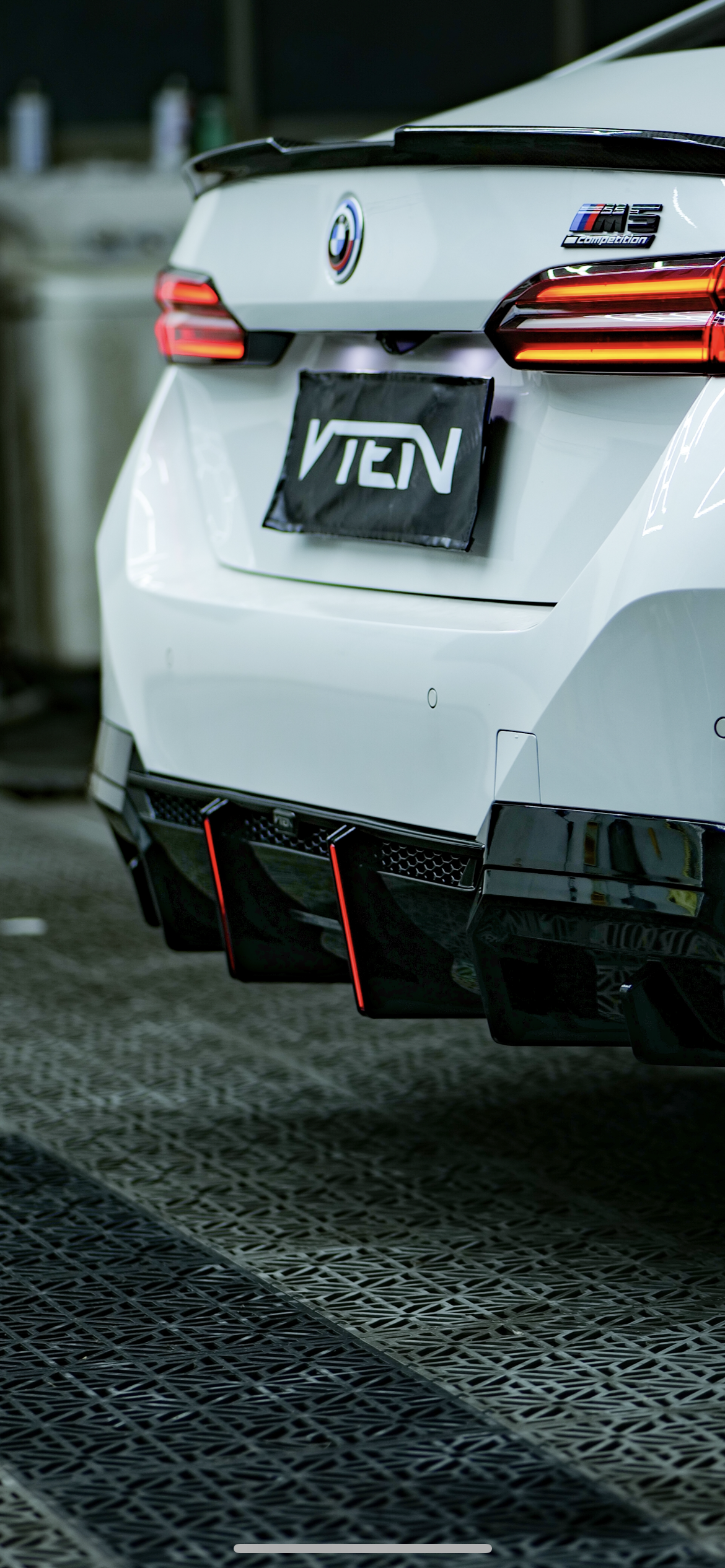VTEN Rear Lip Spoiler for BMW 5 Series 530 540 & i5 e/x Drive40 M60 G60 2024-ON ABS