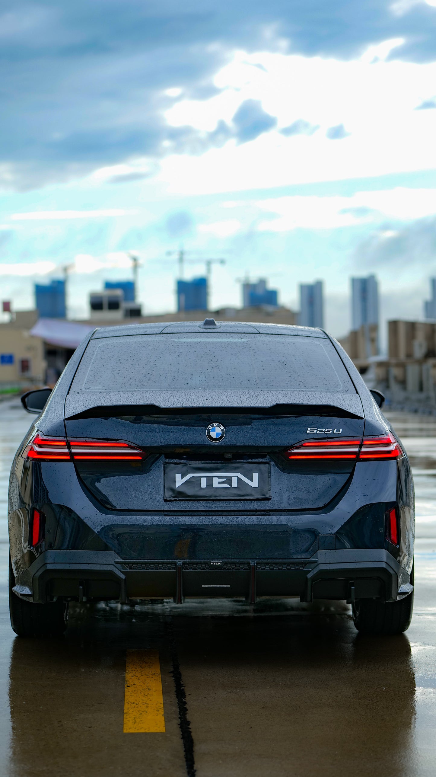 VTEN Rear Lip Spoiler for BMW 5 Series 530 540 & i5 e/x Drive40 M60 G60 2024-ON ABS
