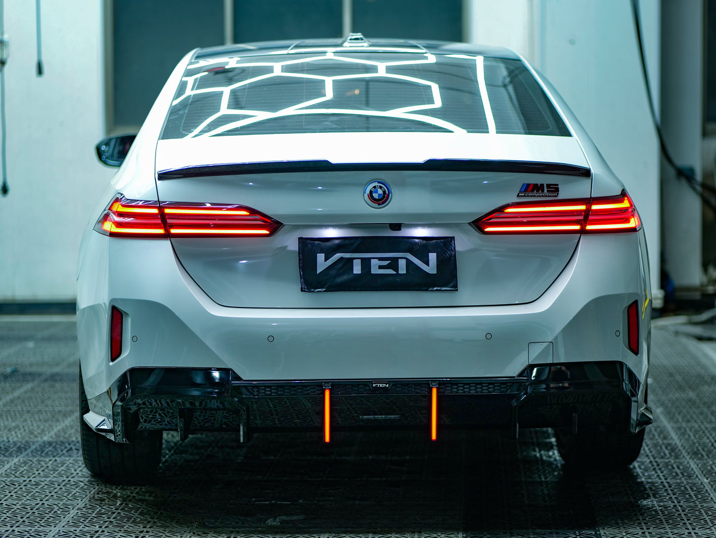 VTEN Rear Lip Spoiler for BMW 5 Series 530 540 & i5 e/x Drive40 M60 G60 2024-ON ABS