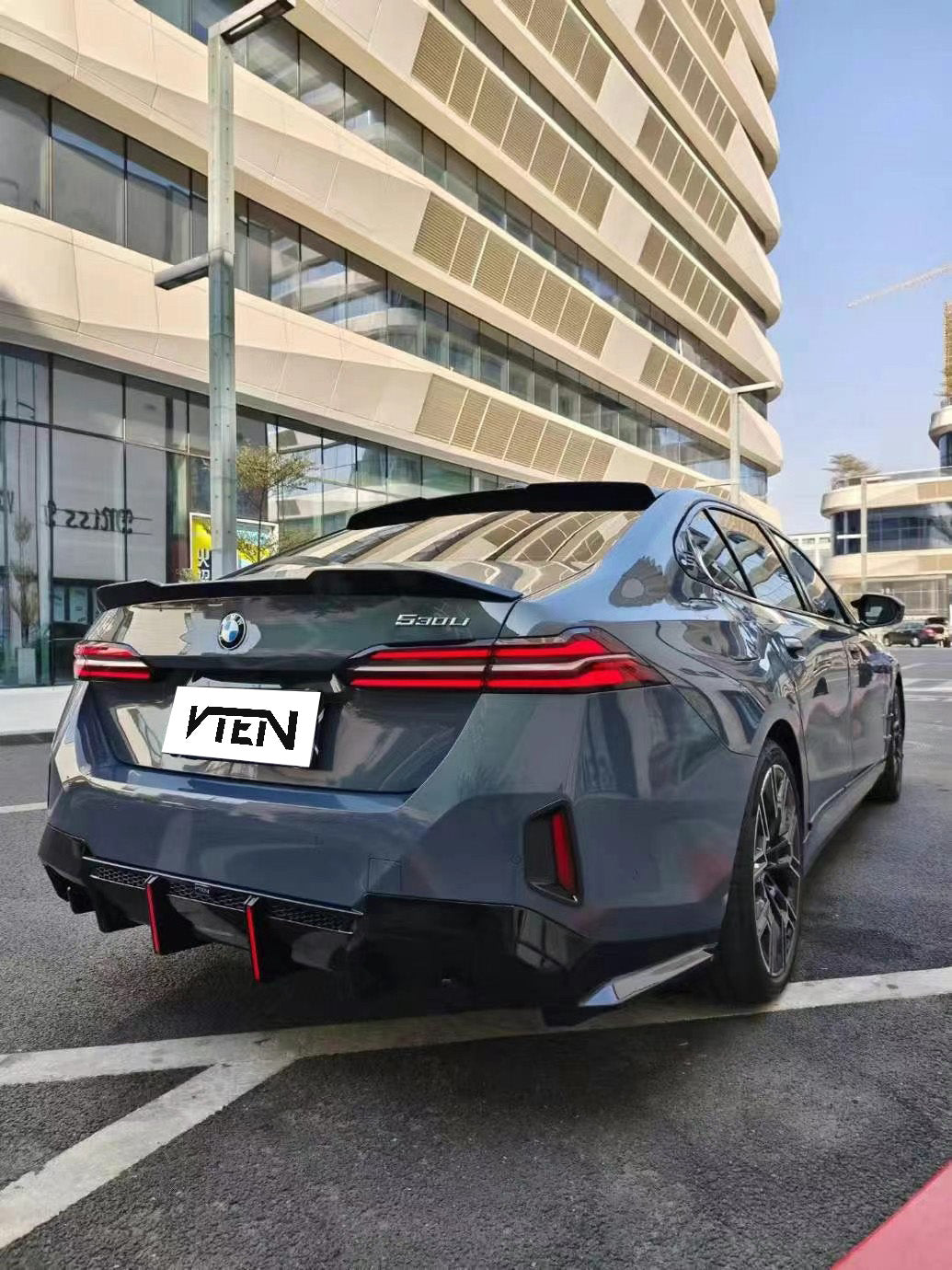VTEN Rear Roof Spoiler for BMW 5 Series 530 540 & i5 e/x Drive40 M60 G60 2024-ON Sedan ABS