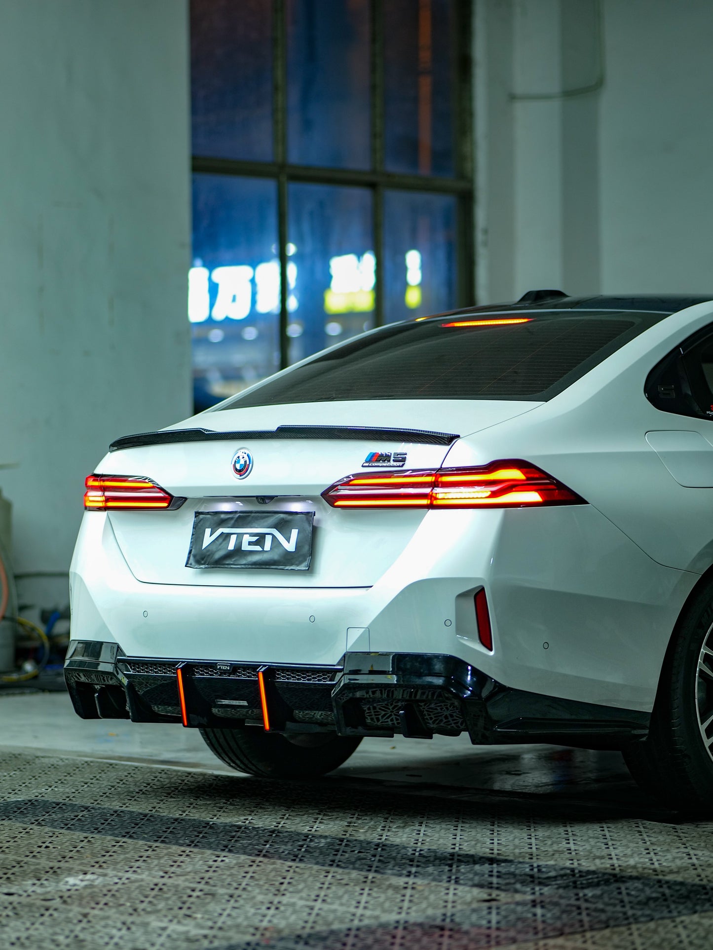 VTEN Rear Lip Spoiler for BMW 5 Series 530 540 & i5 e/x Drive40 M60 G60 2024-ON ABS