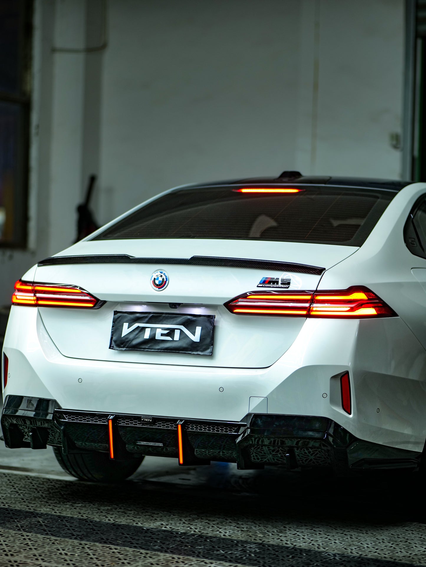 VTEN Rear Lip Spoiler for BMW 5 Series 530 540 & i5 e/x Drive40 M60 G60 2024-ON ABS
